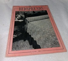 Vintage Bedspread Crochet Pattern Book  244 Thread Crochet Circa 1948