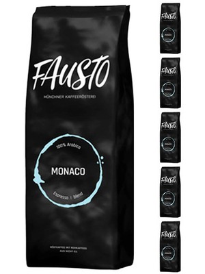 Caffé Fausto Espresso Monaco Bohne Vorteilspaket 6kg