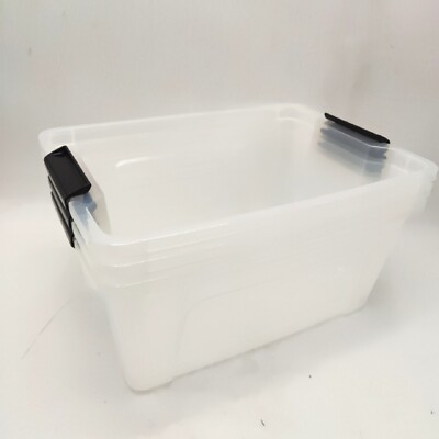 Iris Ohyama Aufbewahrungsboxen NTB-15 3x15L transparent plastik  - Unvollständig
