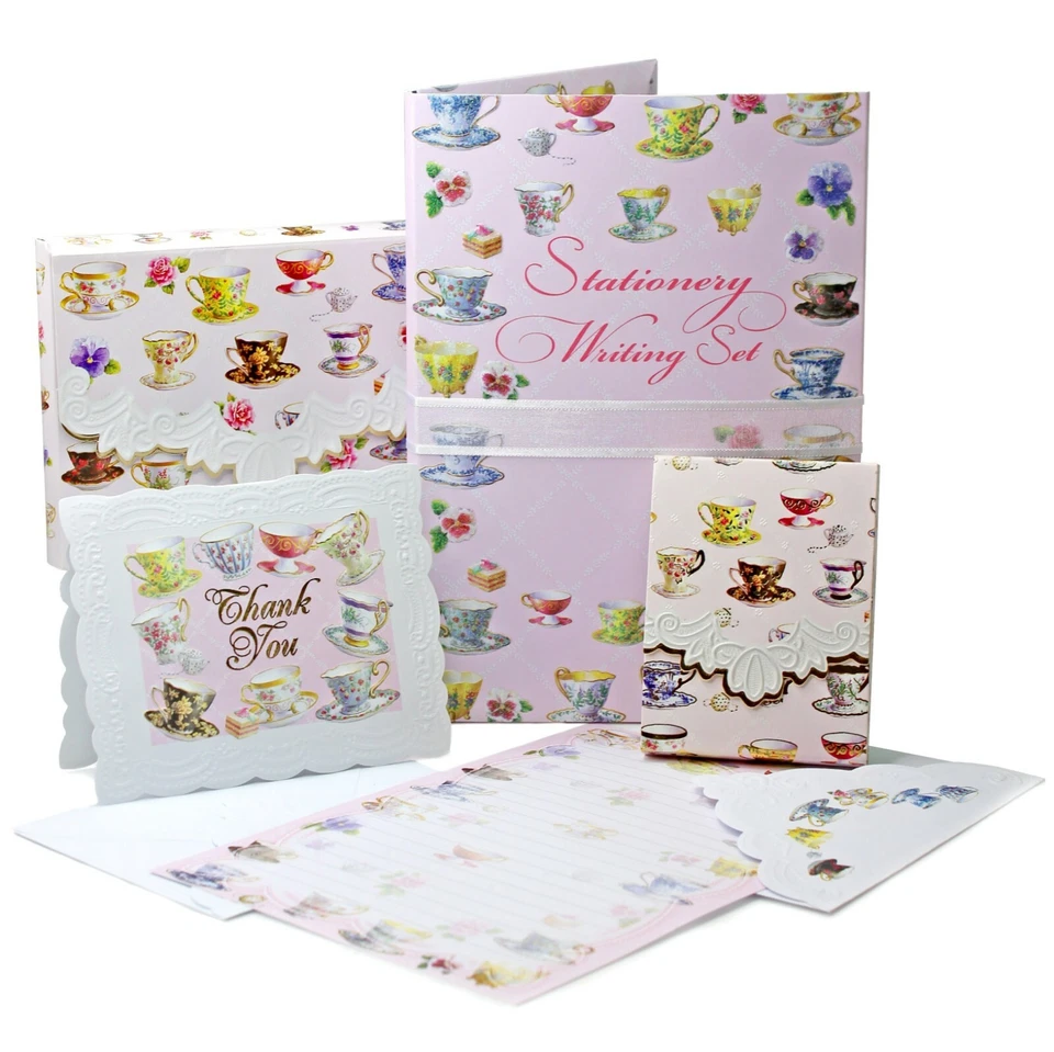 50+ Deluxe Stationery Writing Paper Sets(25pc+20Envs) & Notecards (10pc+10Envs) - image 2 of 4
