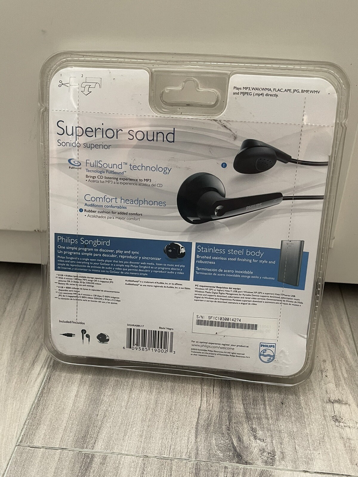 Philips GoGear Ariaz SA2ARA08K Black (8 GB) Digital Media Player eBay