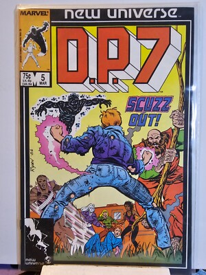 D.P.7 #5 Comic 1986 Marvel Comics