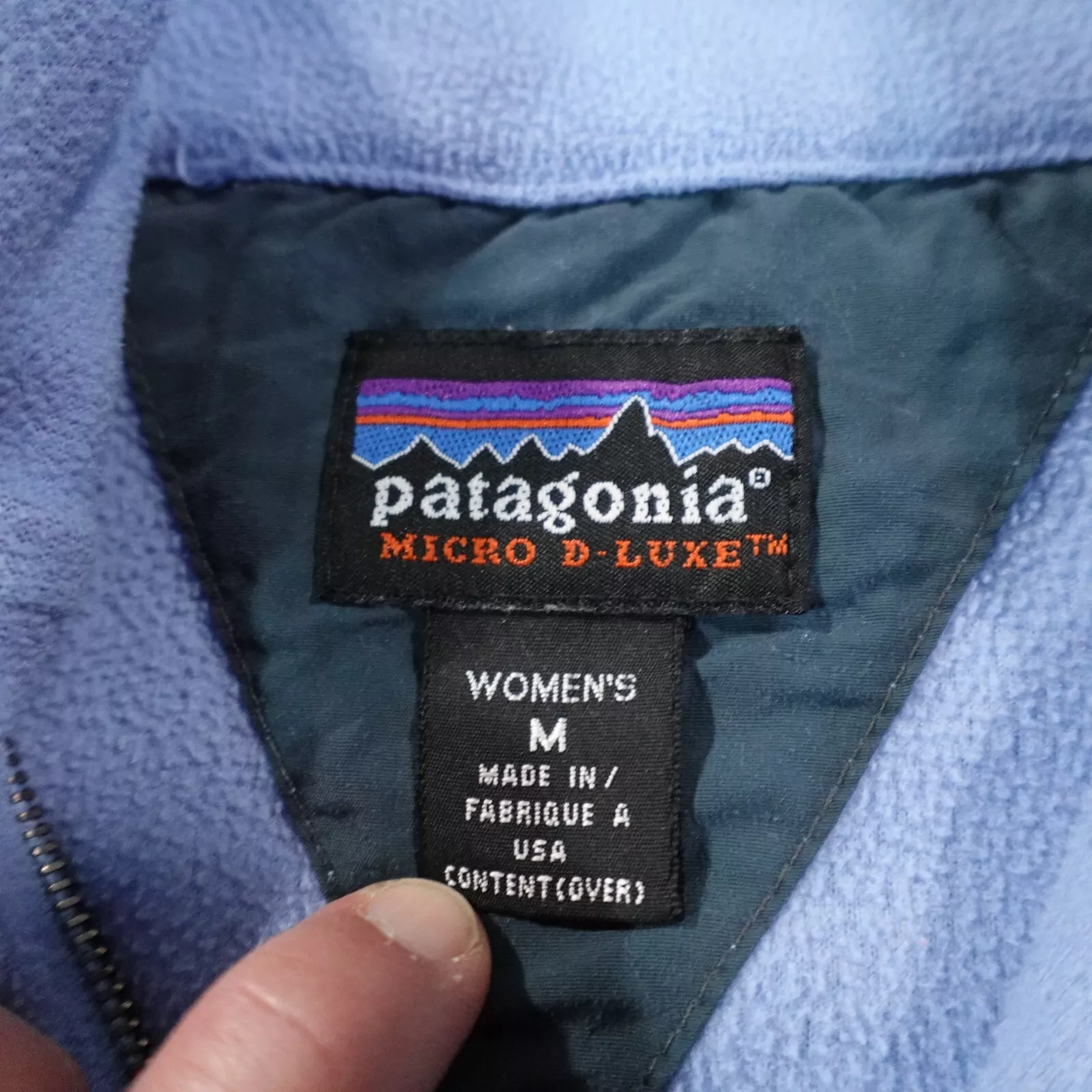 patagonia fleece vintage 1/4 zip pullover micro d-luxe usa hoodie