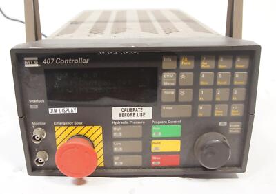 MTS 407 Model Single-Ch. Digital PIDF Servo Hydraulic Channel/Station Controller