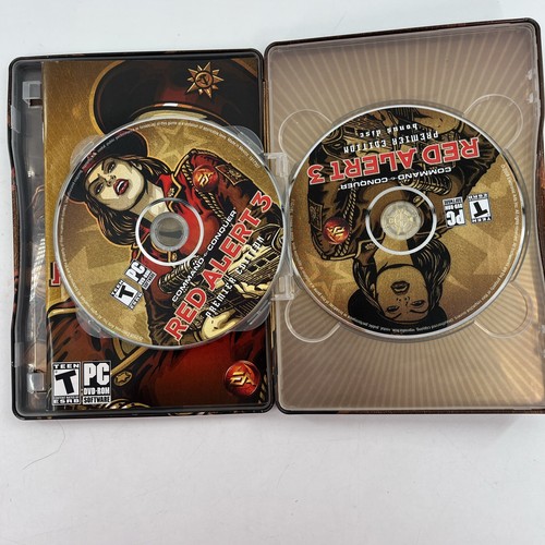 Command & Conquer Red Alert 3 PC Premier Edition Bonus Disc Poster Steel book - Picture 4 of 4