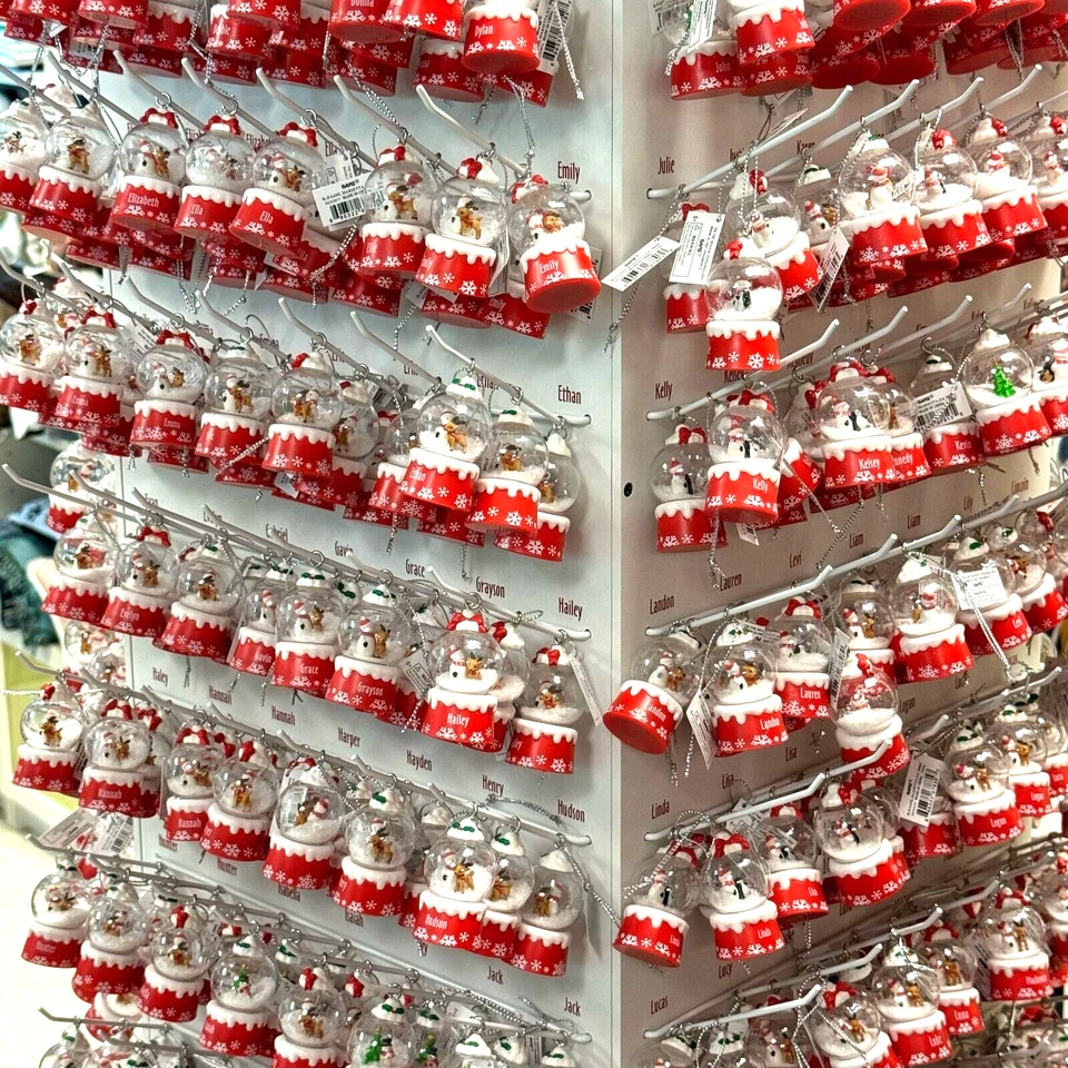 Ganz Personalized Snow Globe Christmas Ornament Names Special People - You Pick! - Image 3 of 4