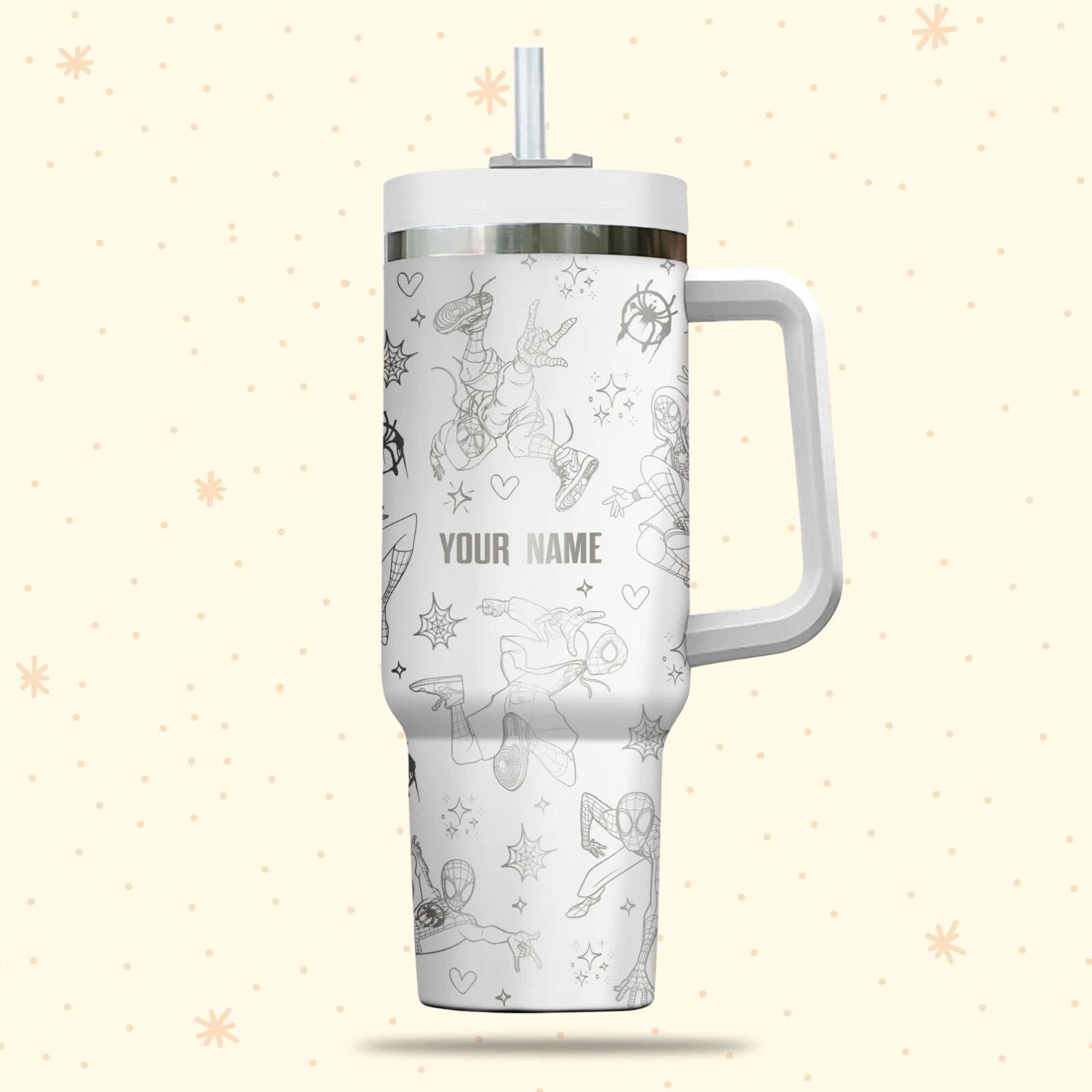 Custom Disney Spiderman Spiderverse Miles Morales Tumbler