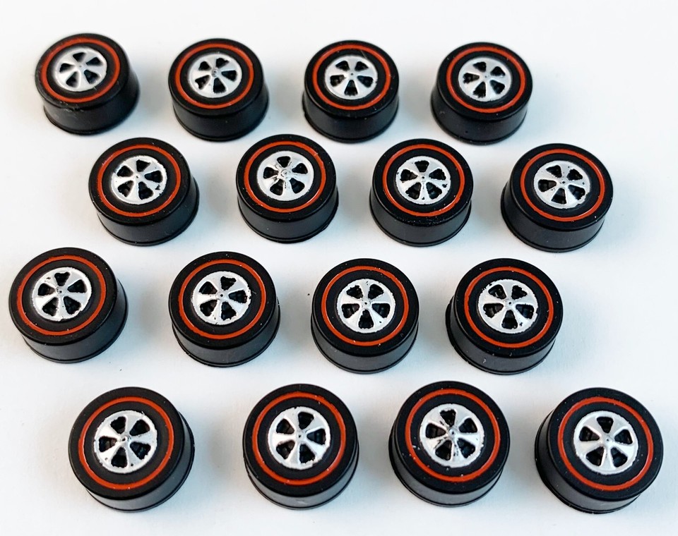 Ruote Brightvision Redline 1:64 16 Ruote In Scala 1:64 Brightvision Redline - Stile Deep Dish Cromato, Per Auto Giocattolo Ruote Modellini USA Brightvision - Foto 8