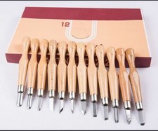 Wood Carving knife Chisel SKS7 Steel Tool Set beech Handle Woodworking Craft DIY