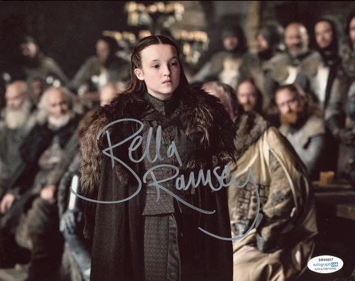 Bella Ramsey Game of Thrones Autographed Signed 8x10 Photo ACOA