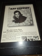 Ray Conniff Honey Rare Original Promo Poster Ad Framed!