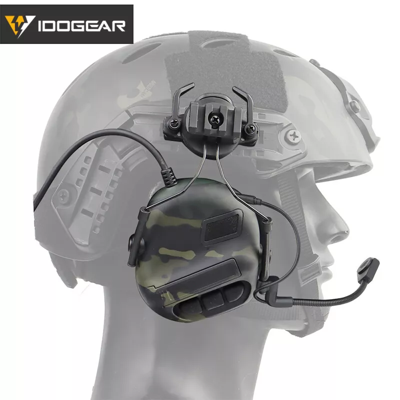 Tactical Cap & Headset - Black