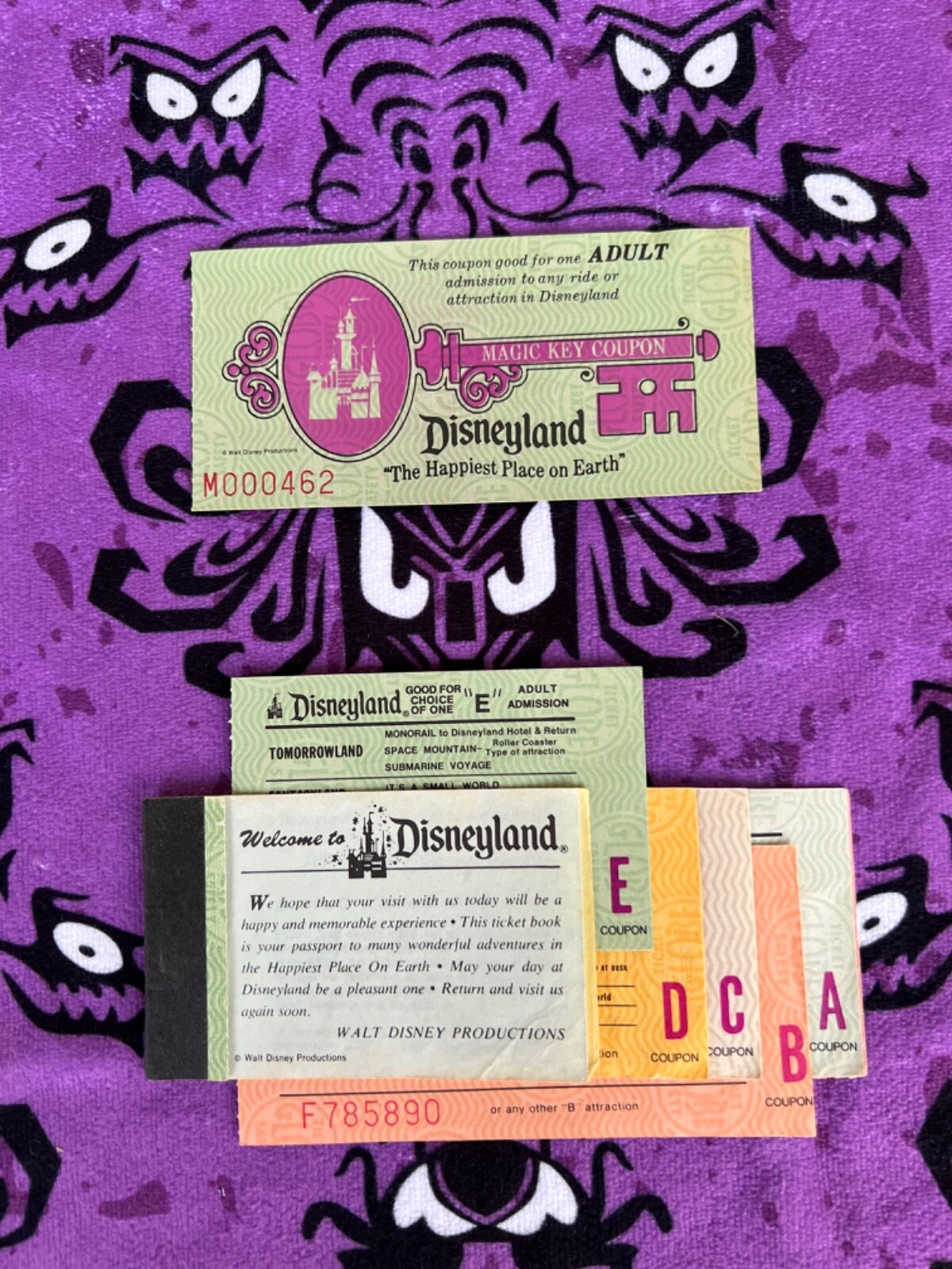 OLD VINTAGE DISNEYLAND ADULT AE TICKET/COUPONS JUNE 1978DISNEY eBay