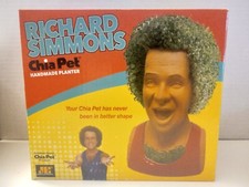 Richard Simmons Chia Pet Planter with Original Seeds Open Box