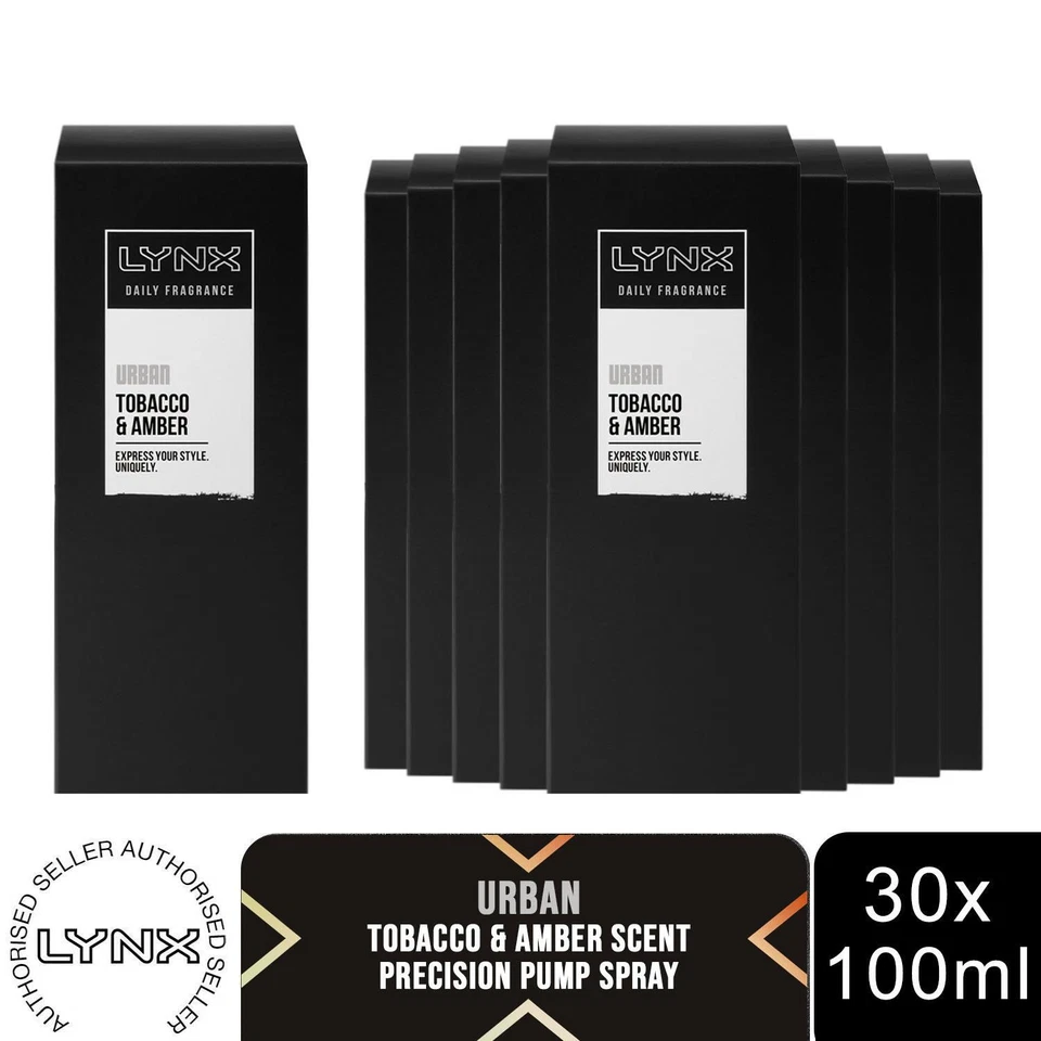 Lynx Urban Precision Deodorant Pump Spray Daily Fragrance 100ml, 30 Pack