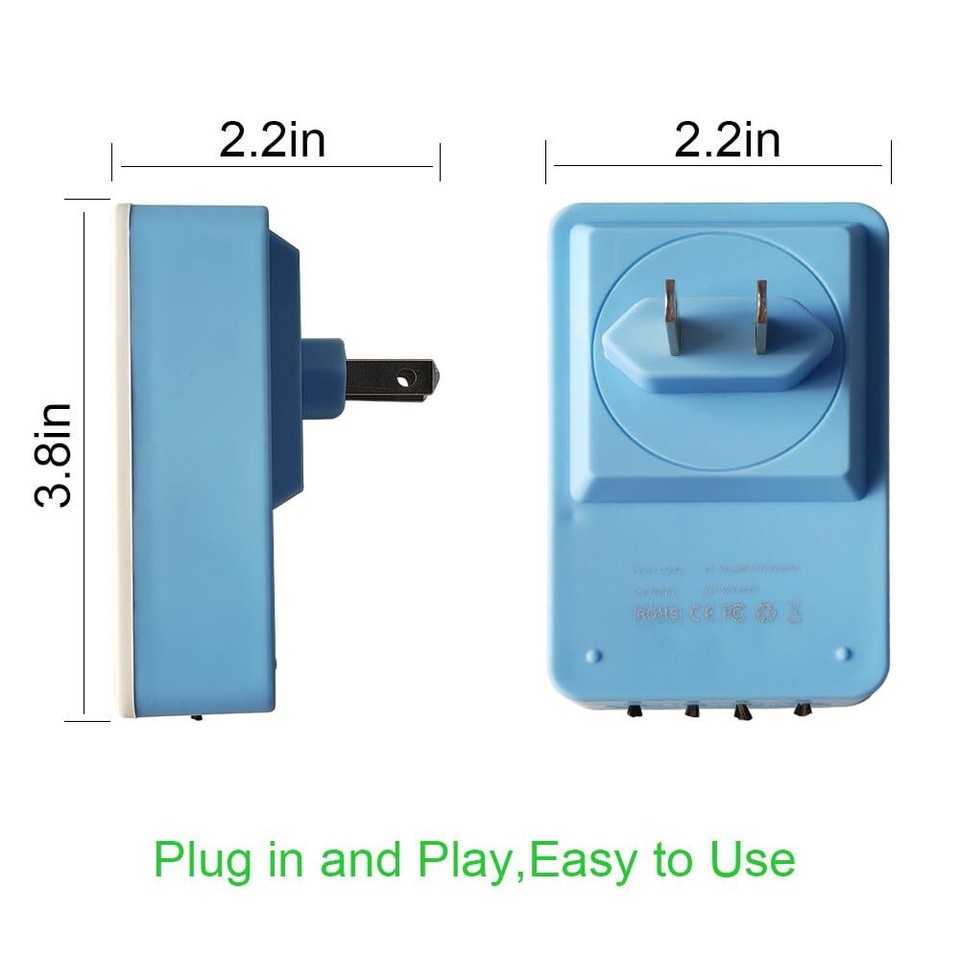 HAPHID Ionizer Air Purifier/Plug In Air Purifier Ion Generator【Upgraded