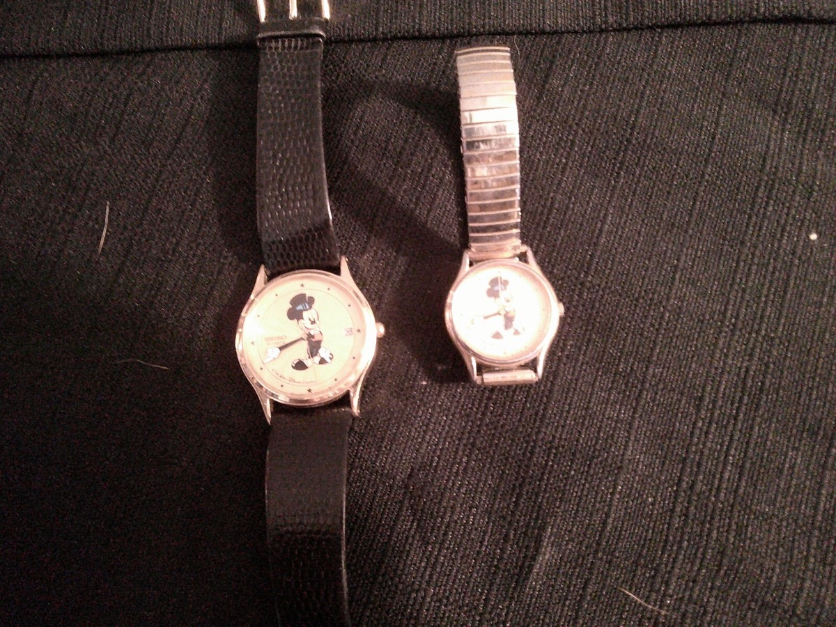Disney - かいと Disney Seiko Man's & Woman's Mickey Top Hat Watch Sunburst