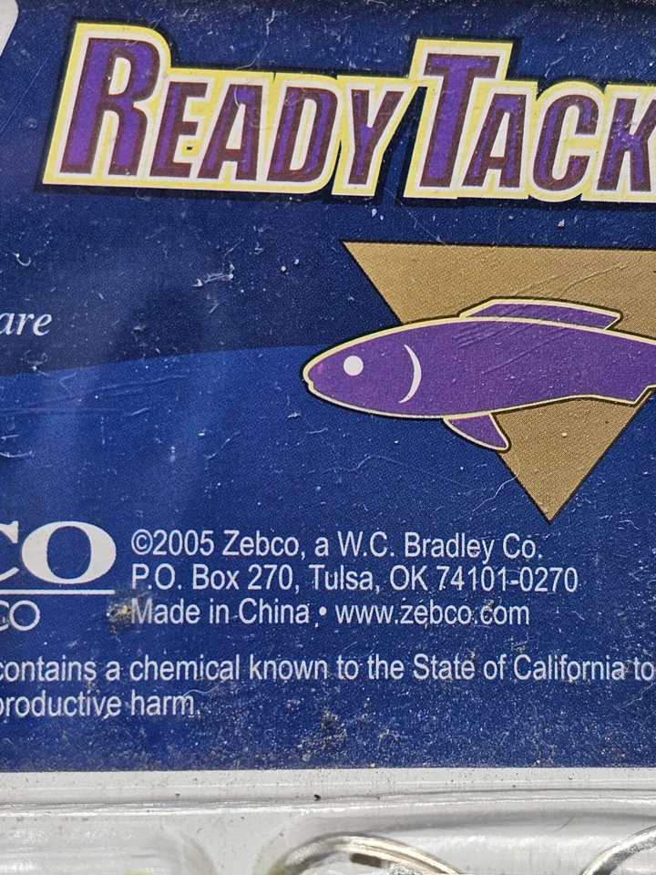 Kit de señuelo Zebco Ready Tackle nuevo sellado kit de peces de agua grande Foto 4 de 4