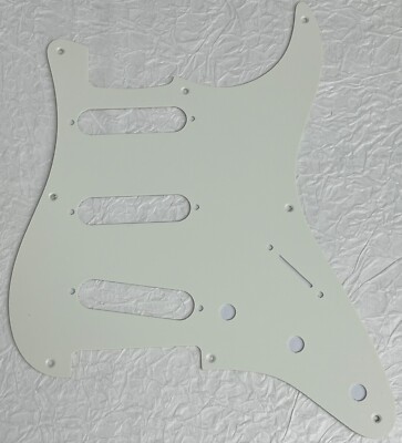 New Great-For Fender 57' 8 Hole Stratocaster Guitar Pickguard 1 Ply Parchment