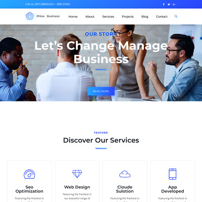 Online Marketing Website Design mit kostenlosem VPS Webhosting und Installation