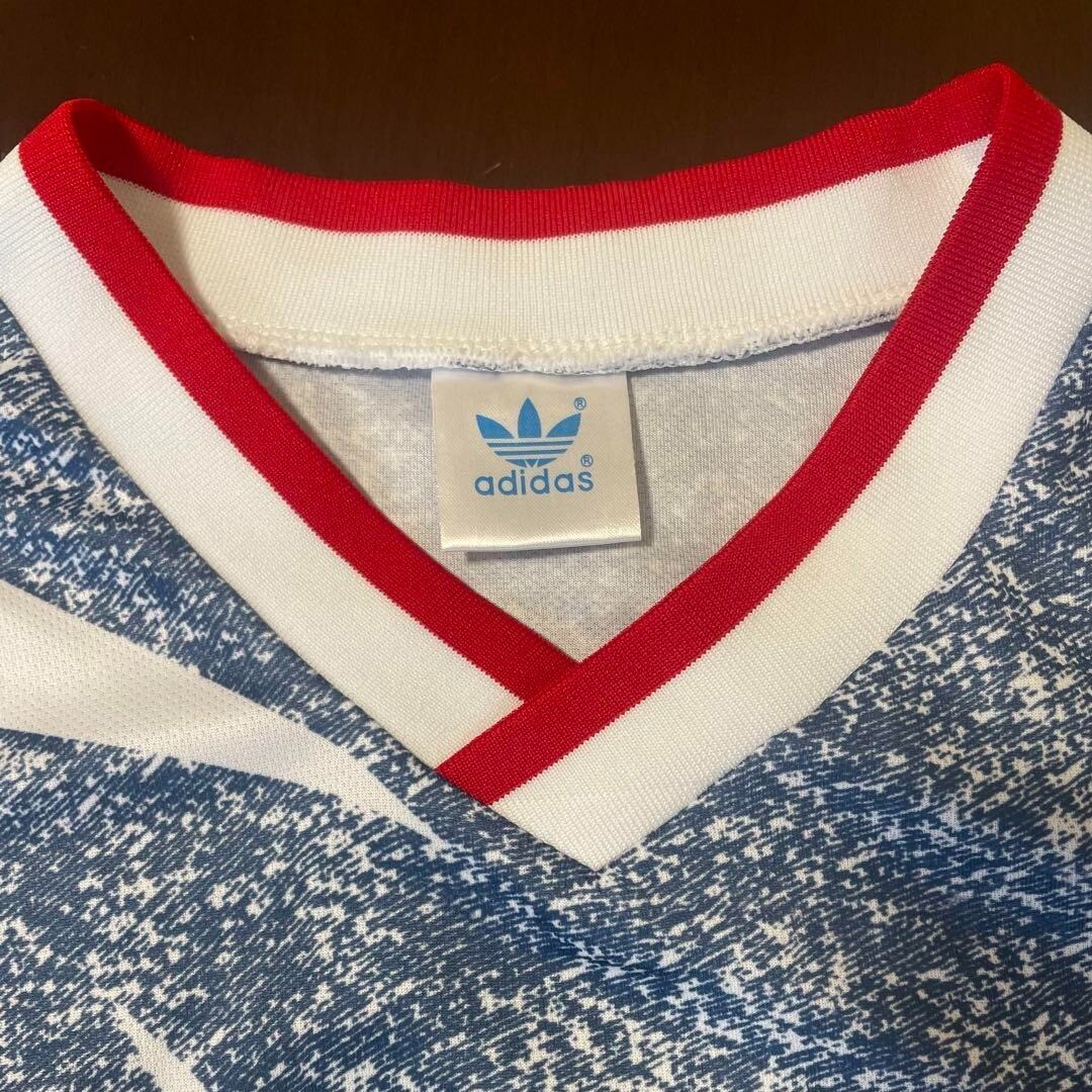 【美品】Lalas adidas 94 W杯アメリカ代表 ユニフォーム ララス Adidas 1994 US USA World Cup Alexi Lalas Soccer Jersey Size
