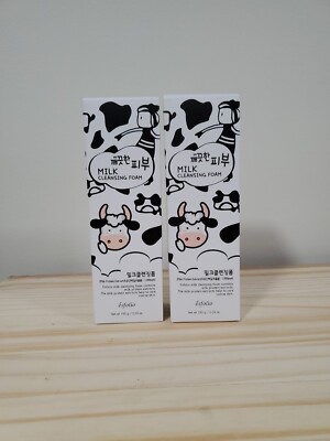 Esfolio Milk Cleansing Foam, 150g/5.29 oz, k-beauty - 2pk