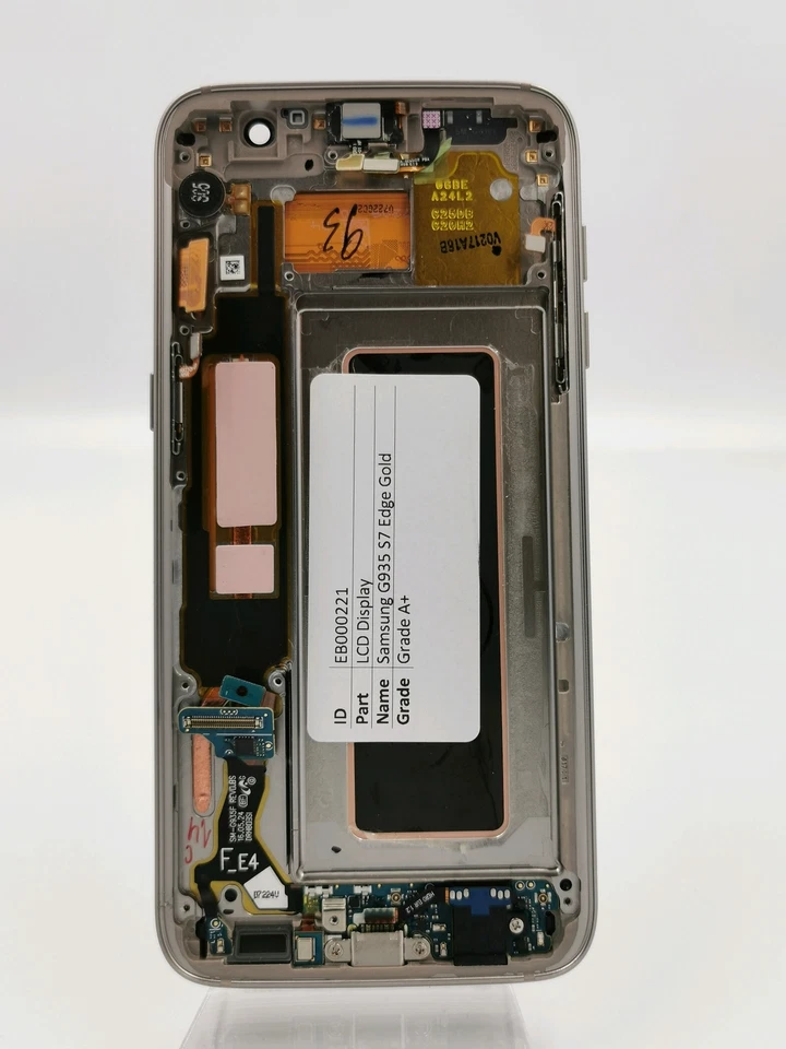 Genuine Samsung LCD Display Per Galaxy S7 Edge SM-G935 Oro Grado A+ |221 - Immagine 3 di 3