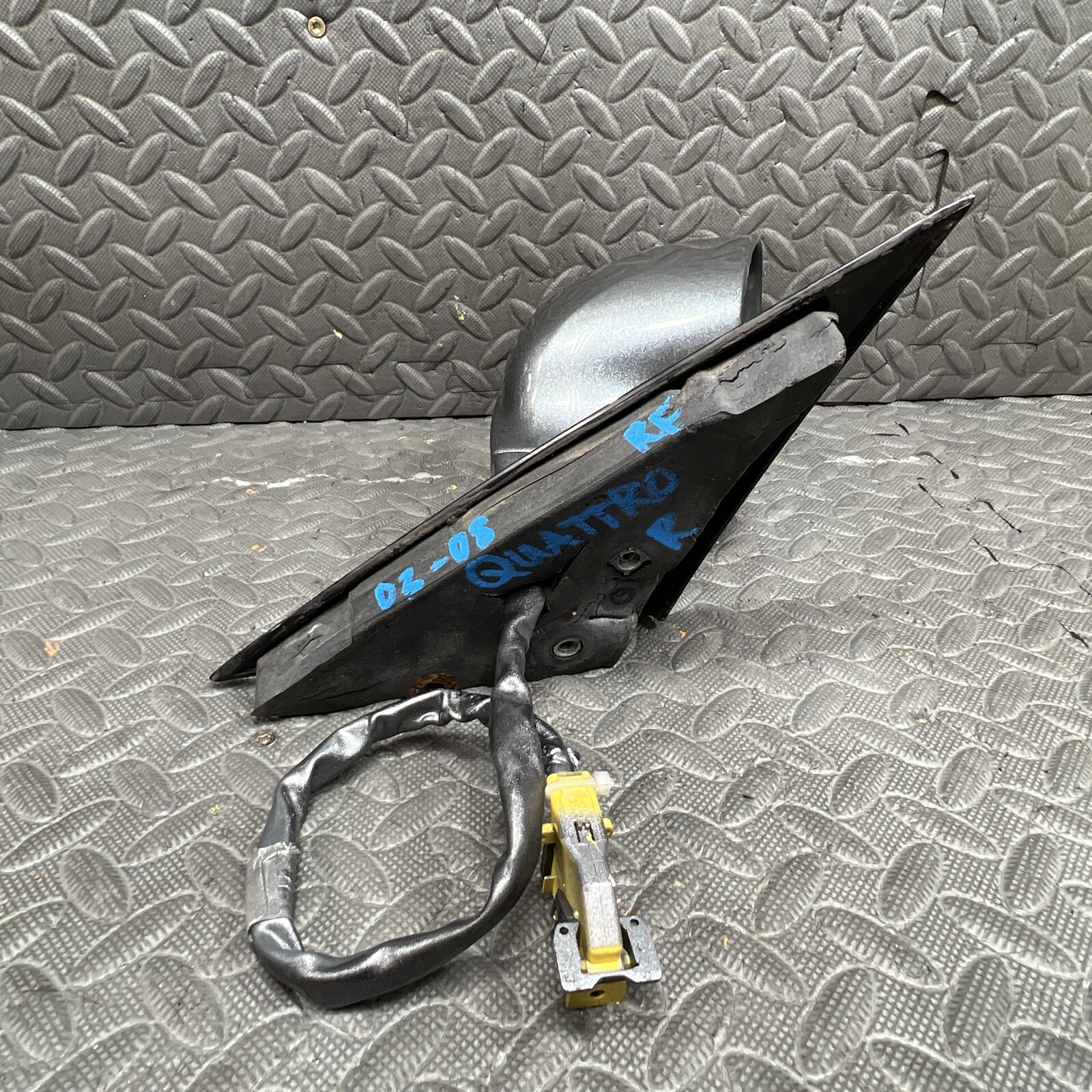💥OEM 2003-2008 MASERATI QUATTROPORTE SIDE DOOR MIRROR RIGHT GRAY