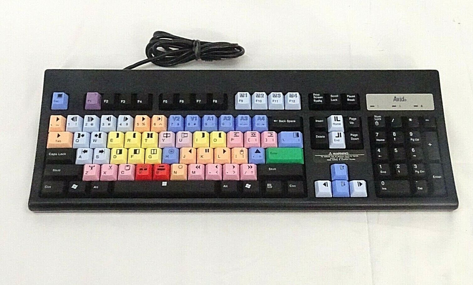 Sejin Electron Inc SKR-2233 Keyboard Avid Media Editing Keyboard PS/2