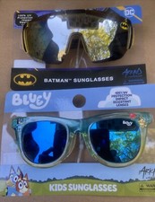 DC Batman  Bluey Sunglasses Sunglasses Sun-Staches 100 UV Protection NEW