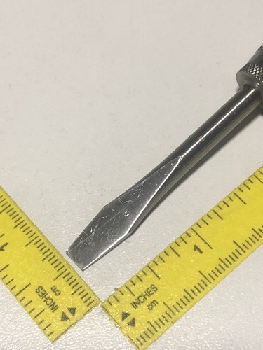 Stanley Yankee Baby 2” Screwdriver New Stubby No.90 NOS VTG Carpenter Tool Rare - Picture 5 of 7