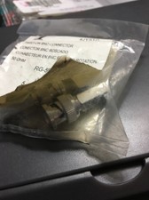 RG-59 Twist On BNC Connectors Qty-5 NEW Free Same Day Shipping