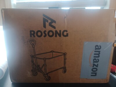 Rosong Wagon For Thrifters And Shoppers. Compact. Don't Lug A Heavy Shopping Bag