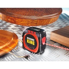LED Display Measuring Tape with Cord, Roller or Sonic Mode Measurement DIY Tools