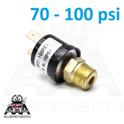 Air Pressure Switch 12V 70-100 psi ARB compressor Air Locker Diff Lock 1/4'' BSP