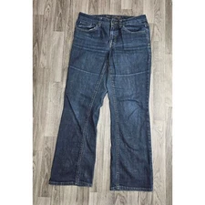 Tommy Hilfiger Womens Size 6 Short Straight Leg Pockets Denim Blue Jeans