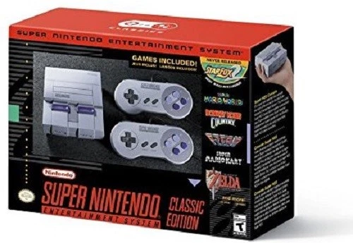 Super NES Nintendo Entertainment System SNES Mini Classic Edition