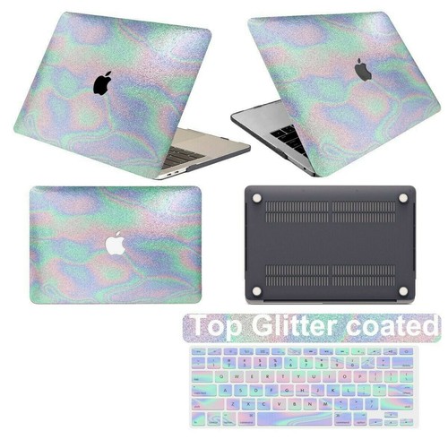 Funda rígida engomada en polvo brillante para computadora portátil con brillo para nueva Macbook Pro Air - Imagen 22 de 22