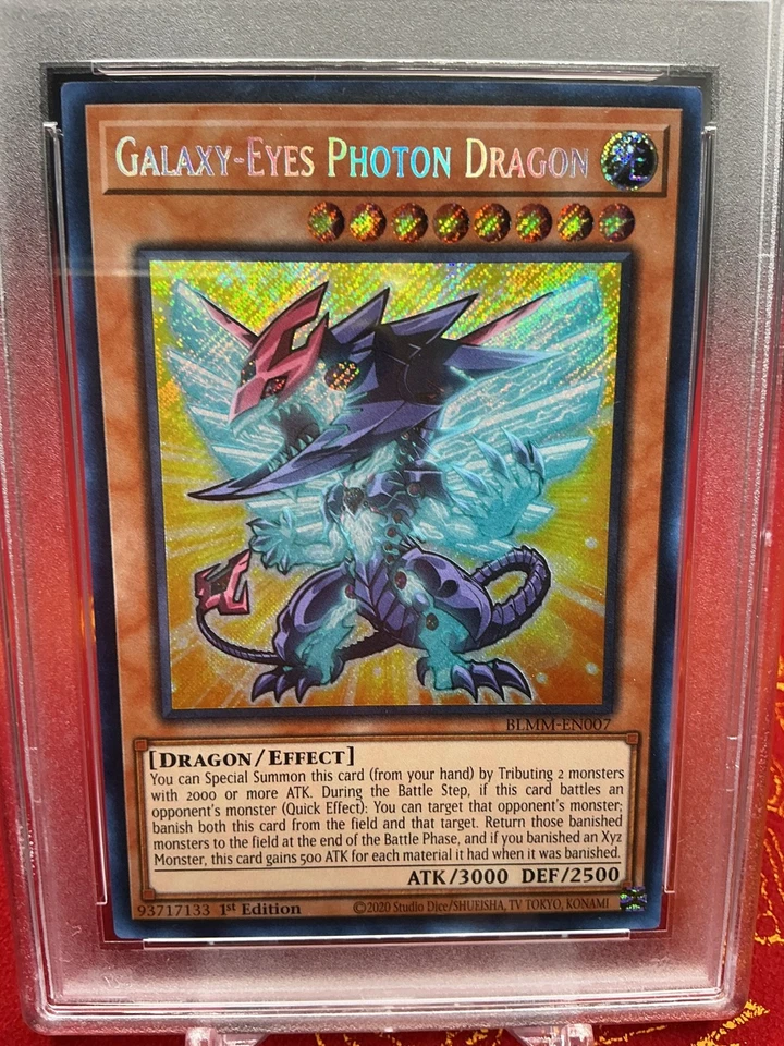Galaxy-Eyes Photon Dragon BLMM-EN007 Yugioh Battles of Legend PSA 10 - Image 2 of 3