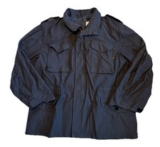 Vintage 1980's Alpha Industries Charcoal Cold Weather Field Coat UK XL Regular