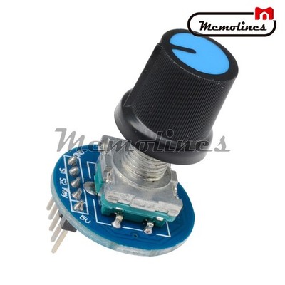 5V Rotary Encoder Rotating Potentiometer for   Knob Cap Control Module #wd