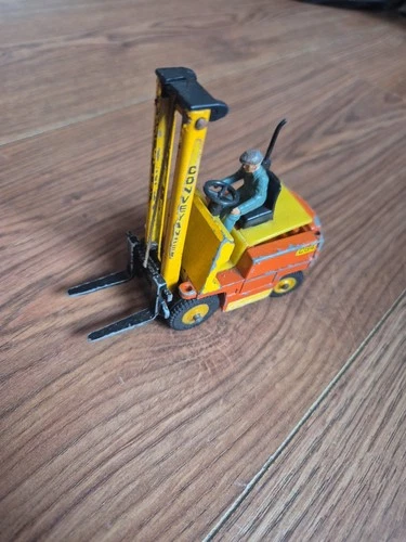 Dinky Toys 3.8” FORK LIFT TRUCK CONVEYANCER Diecast CAR Vintage No:404