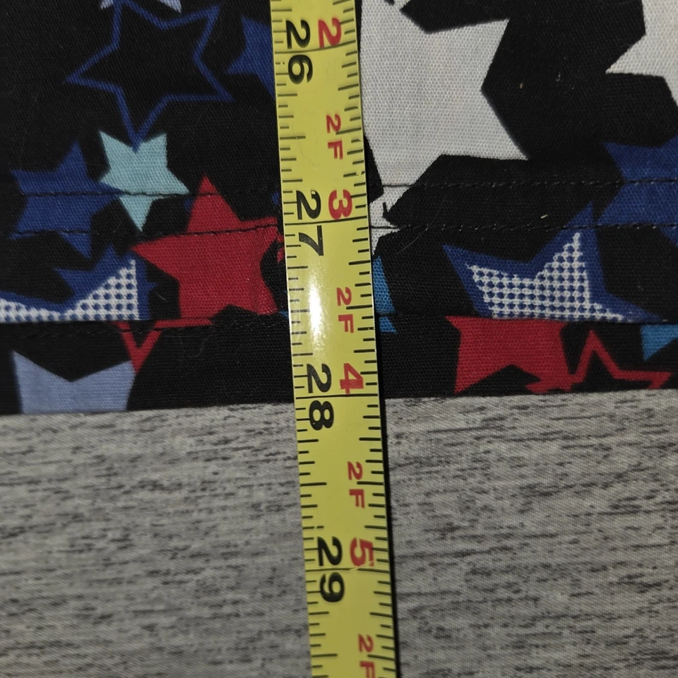 Blusa Médica UA Patriótica Para Mujer Talla Grande Negra 4th Of July Stars Foto 4 de 4