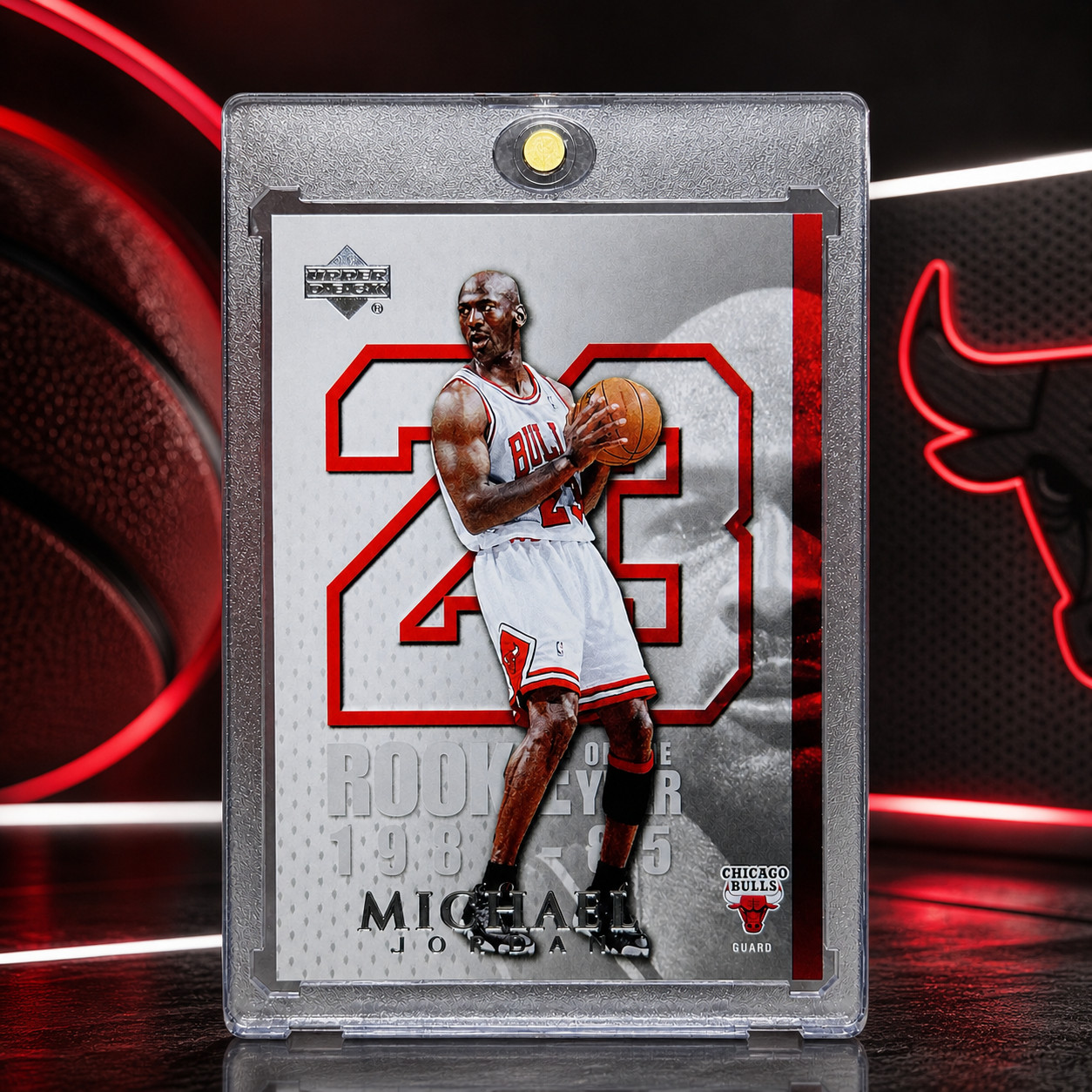 Michael Jordan Rookie of the Year 1985 Card Chicago Bulls #23 Rare SP Insert 🔥