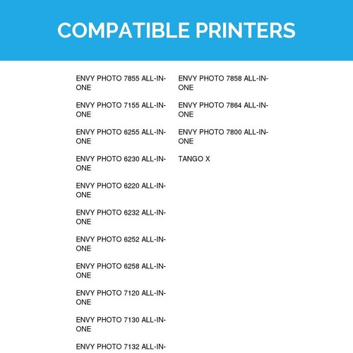 64XL BLACK Ink Cartridge for HP 64 XL High Yield N9J92A Envy 7132 7155 7158 7164 - Afbeelding 7 van 7