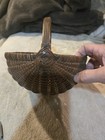 ANTIQUE 19th CENTURY APPALACHIAN PRIMITIVE SPLINTER BUTTOCKS BASKET  — photo 1