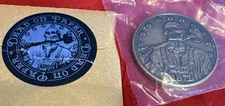 Dead on Paper -Hobo Coins Series II - The John Henry - Antique Bronze 39mm 10g