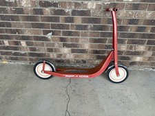 Radio Flyer Scooter Vintage Modelo # 38 "Rojo Retro" Increíble Estado
