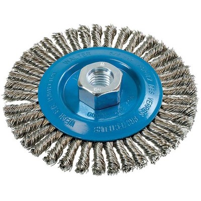 Walter 13K514 5x1/4x5/8-11 Stringer Bead Wire Wheel Brush .02 for Alu, Stainless