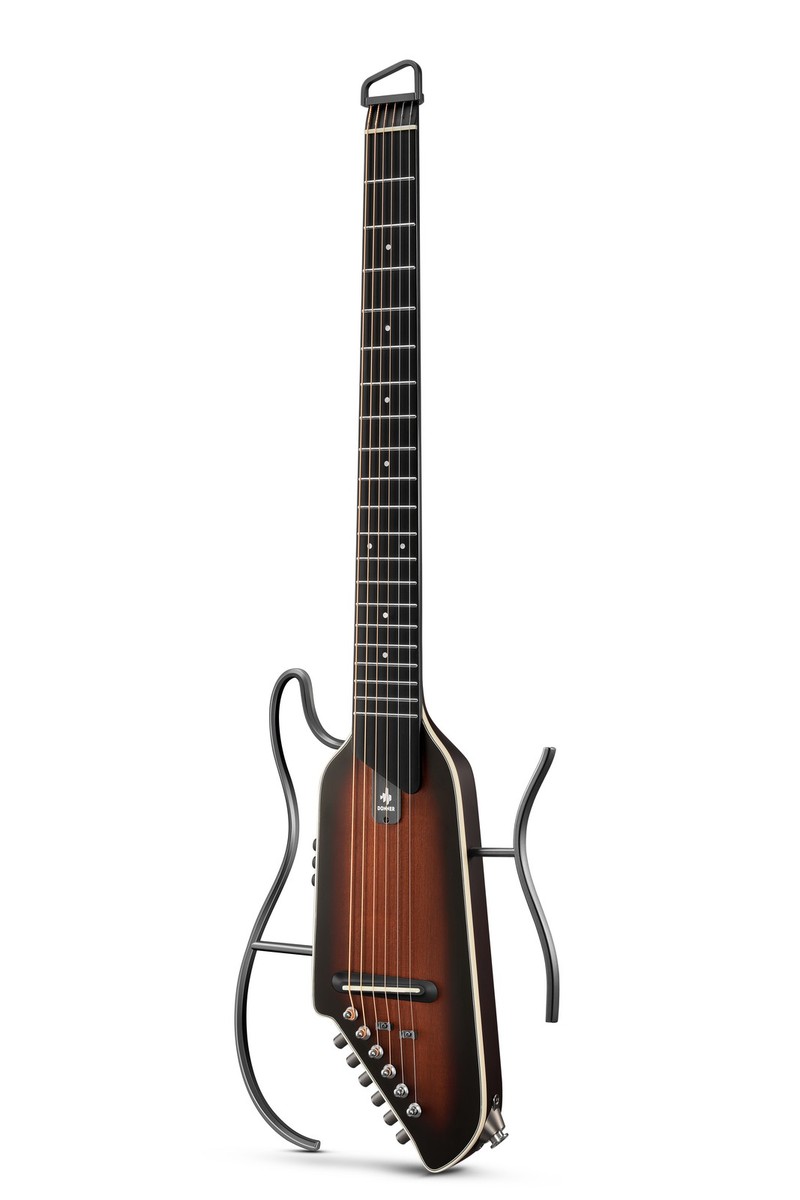 Donner EVO2 HUSH-I Sunburst Headless Acoustic Guitar Built-in